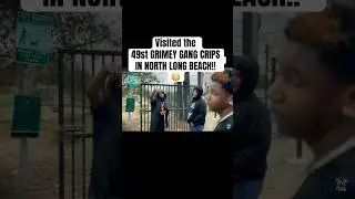 NORTHSIDE! 49st Grimey Gang Crips DROP hood vlog 😳 #trending #shorts #vlog #longbeach #fyp