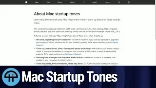 What the Mac Startup Tones Mean