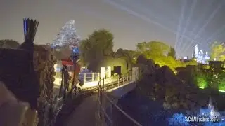 [Xtreme Low Light] Casey Jr. Circus Train POV - Cute Fantasyland train Ride at Disneyland