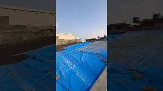 Cement roof sheet Waterproofing Treatment ! Noida #youtubeshorts #ytshorts #waterproof