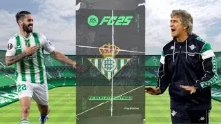 EMPEZAMOS LA LIGA MASTER (MODO CARRERA) PES 25 CON EL REAL BETIS 🟢⚪ !! CAPITULO 1