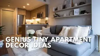 Genius Tiny Apartment Decor Ideas to Create a Modern, Clutter-Free Small Home