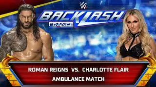 Roman Reigns Vs Charlotte Flair Ambulance Match wwe2k25 #new #wwe #usa #viral #gaming #kuwait #pc