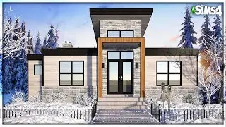 ❄️☃️Cozy Winter House | THE SIMS 4 SPEED BUILD + CC LINKS
