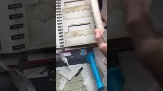 Making paper lace from scraps