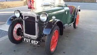 Austin 7 Special Driving Around London, (Ulster front axle, Nippy Cam, Ruby Chassis)
