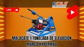 Malacate de 1 Tonelada de Elevación Marca HYPERMAQ