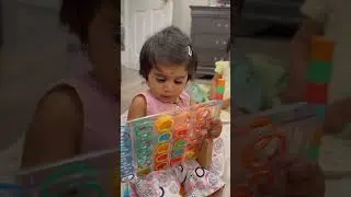 #krutisisters serious learning while playing 😜😳