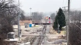 (1/6/26) Metra M.O.W. Train in Rondout powered by a TRUCK!