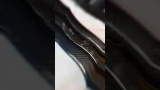 BMW carbon fiber engine bay braces
