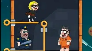 Prison pin mobile gameplay/pull the pin