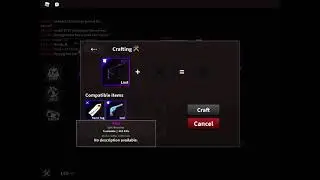 Crafting the lost&soul in Roblox knife ability test!