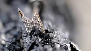 14k White Gold Lightening Bolt Piercing Jewellery