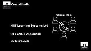NIIT Learning Systems Ltd Q1 FY 2025-26 Concall