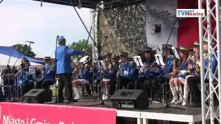 Orkiestra Dęta z Nowin podczas występów w Daleszycach 2013