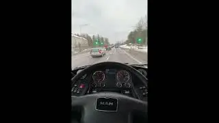 Stockholm-POV-Free Ride with  MAN Lion's City Sl Articulated Bus 173-Drivers View#173