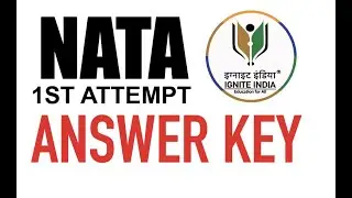 NATA 1st Attempt Answer KEY 2021| NATA 2021 Phase - I Answer KEY | IGNITE INDIA EDUCATION