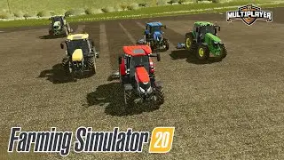 FS 20 Multiplayer Cultivator | farming simulator 20 | fs 20 John Deere|JCB|New Holland | gameplay