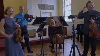 Members of KSO Music & Wellness String Quartet