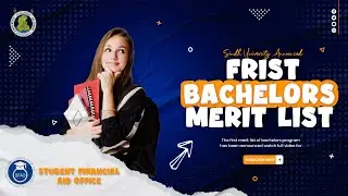 FIRST Bachelors Merit List Announced | University of Sindh admissions 2024