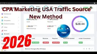 CPA Marketing USA Traffic Source New Method 2026 Adbluemedia Marketing INCOME