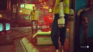 Getting worker jacket and helmet for Blazer. Stray
