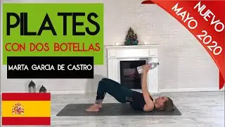 PILATES SUELO con Dos Botellas de Agua una Clase Completa | Nivel Intermedio | En español |