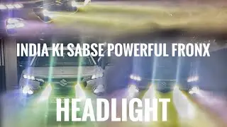 Fronx headlight upgrade | India&rsquo;s most powerful projector | Fronx projector #gautamjangidd 