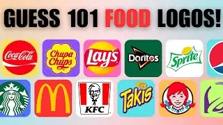 УГАДАЙ ЛОГОТИП 🍔🍟 | 101 ЛОГОТИП ЕДЫ И НАПИТКОВ 2023 ГОДА 🌮