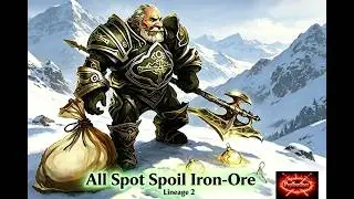 Lineage 2 Location Spot Farm spoil Iron Ore- Lost Iron Golem lvl 58