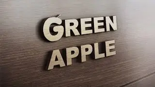 Realistic 3D Wooden Text Effect Using Photoshop Mockup File | Easy
