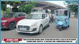 JAMMU: Traffic Police conduct Naka check to curb overloading by Buses and Metadors