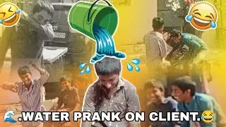 #🌊 client midha  water prank anukooo😂😂#Junction boys #subscribe#