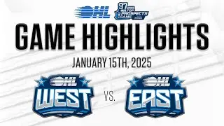 OHL Highlights: Connor McDavid OHL Top Prospects Game Jan. 15, 2025