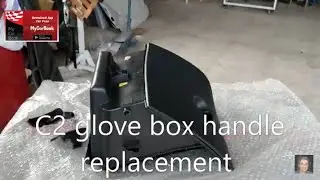 Citroën C2   glove box handle replacement