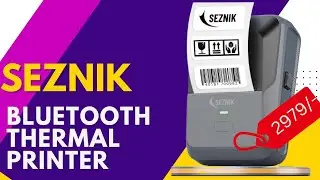 SEZNIK Josh Bluetooth Thermal Label Printer Review: Compact Power Meets Professional Precision