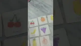fruits flash card with wedding card/wedding card reuse ideas #youtube shorts #trending shorts