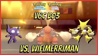 DisQuake has HEAT! BDSP BO3 vs WifiMerriman | Brilliant Diamond Shining Pearl VGC Wifi Double Battle