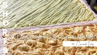 The Easiest Way EVER To Line Your Large Soap Slab Molds!!