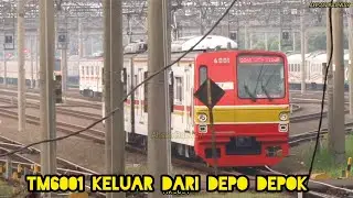 AKTIFITAS PAGI KRL KELUAR DARI DEPO KRL DEPOK