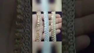 Golden lace design for neck and Dupatta / Golden Silver and Antique color lace#YouTubeshorts