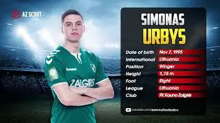 Simonas Urbys ● Football CV ● 2020 HD