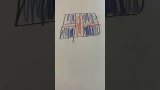 Drawing the Iceland flag