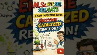 M.SC NET SET GATE IMPORTANT TOPIC kinetics of enzyme catalysed reaction #chemistry #net #kset