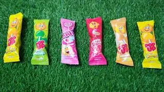 Satisfying video Asmr lollipops candy and chocolate gummy candy unboxing video Asmr-61
