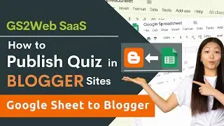 How to Publish Quiz in Blogger Directly from Google Sheet?