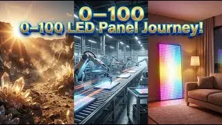 From Quartz Mine to Your Room: Full LED Panel Production Journey (0–100 Explained!)