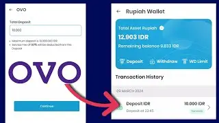 Deposit Rupiah Via OVO Ke indodax cepat & mudah #depositovo #indodax #depositidr