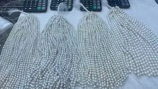 Fresh water pearls price in ZhuJi, China #freshwaterpearls #pearlsprice #pearlschina #pearls