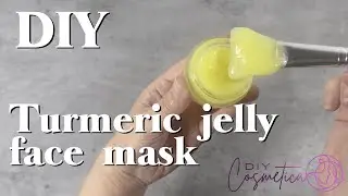 DIY - Turmeric Jelly face mask for Glowing Skin